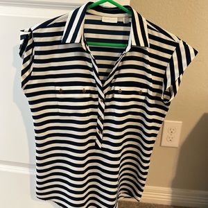 Nautical New York and Company Blouse